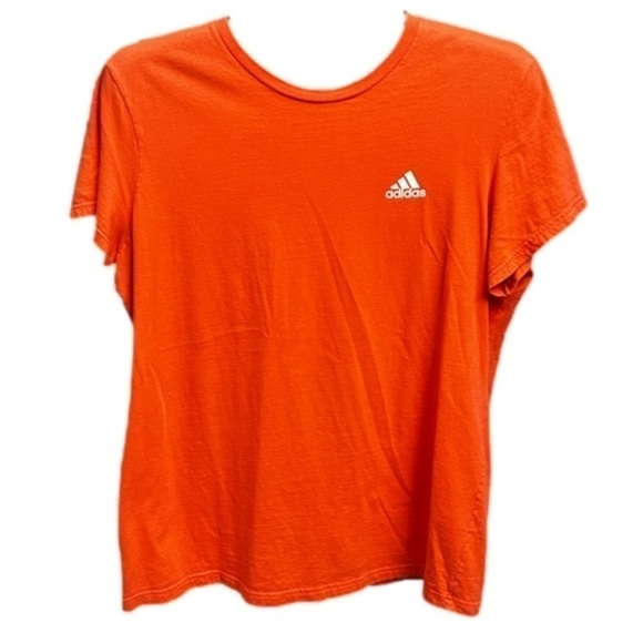 Adidas Women's Coral Short Sleeve Athletic Tee, Extra Large - Picture 1 of 3